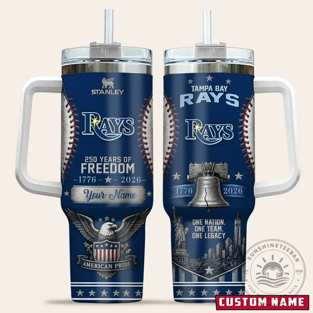 Tampa Bay Rays Baseball Personalized Stanley Tumbler for Sports Fans