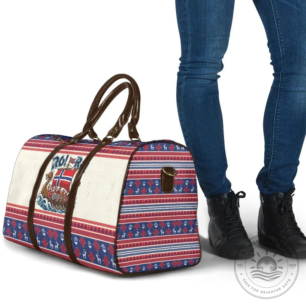 Norway Christmas Viking Ship Ro Ro Holiday Travel Bag 10 Norway Christmas Viking Ship Ro Ro Holiday Travel Bag