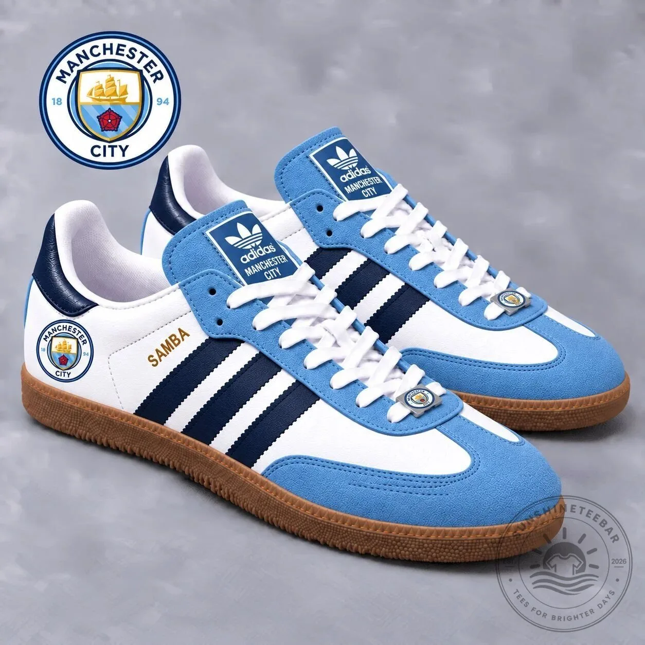 Manchester City Football Club Adidas Samba Shoes