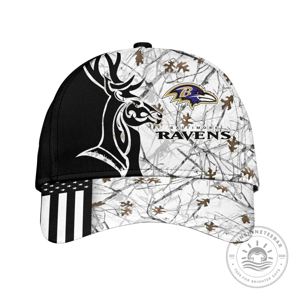 Baltimore Ravens Deer Hunting Camouflage Cap Hat Baltimore Ravens Deer Hunting Camouflage Cap Hat
