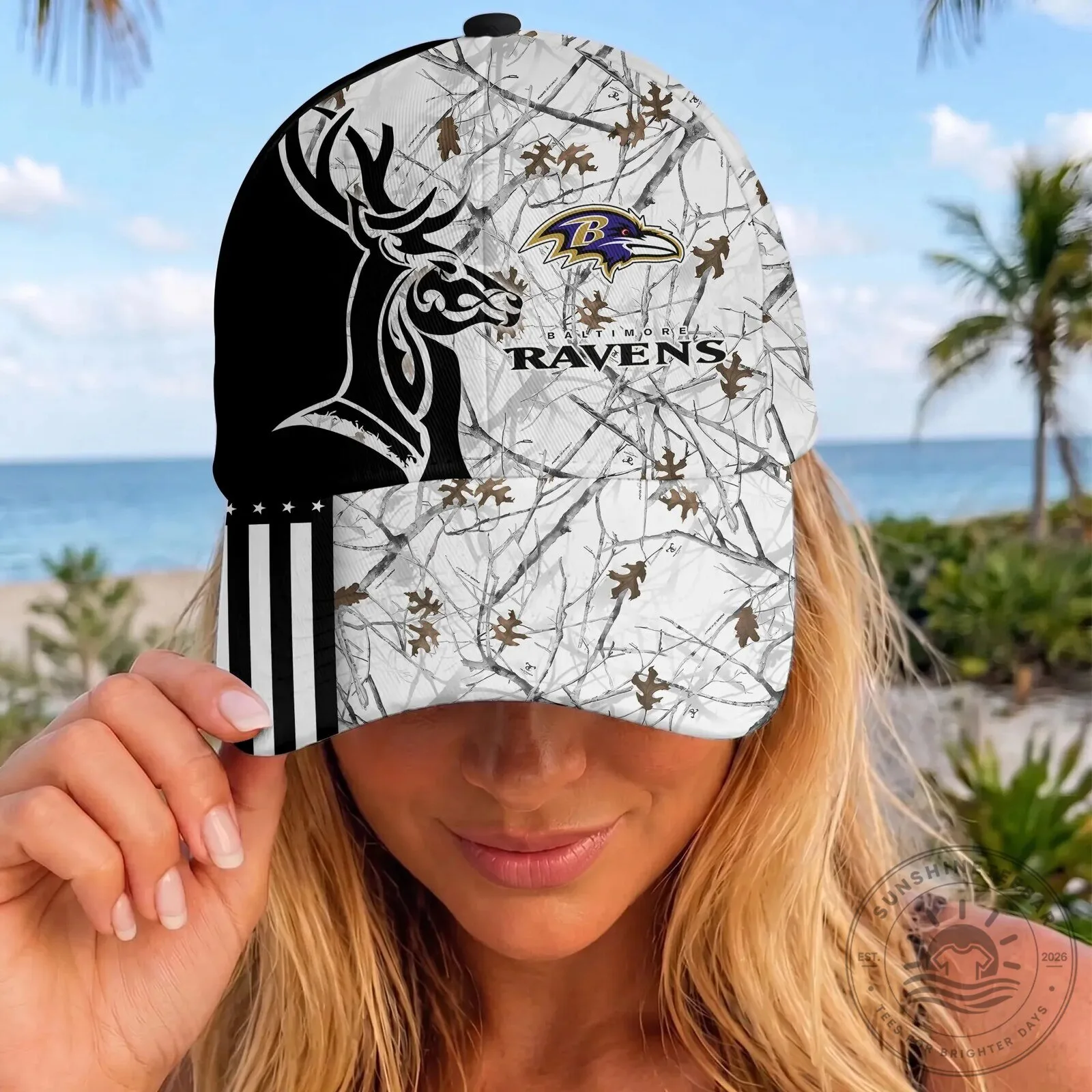 Baltimore Ravens Deer Hunting Camouflage Cap Hat 12 Baltimore Ravens Deer Hunting Camouflage Cap Hat