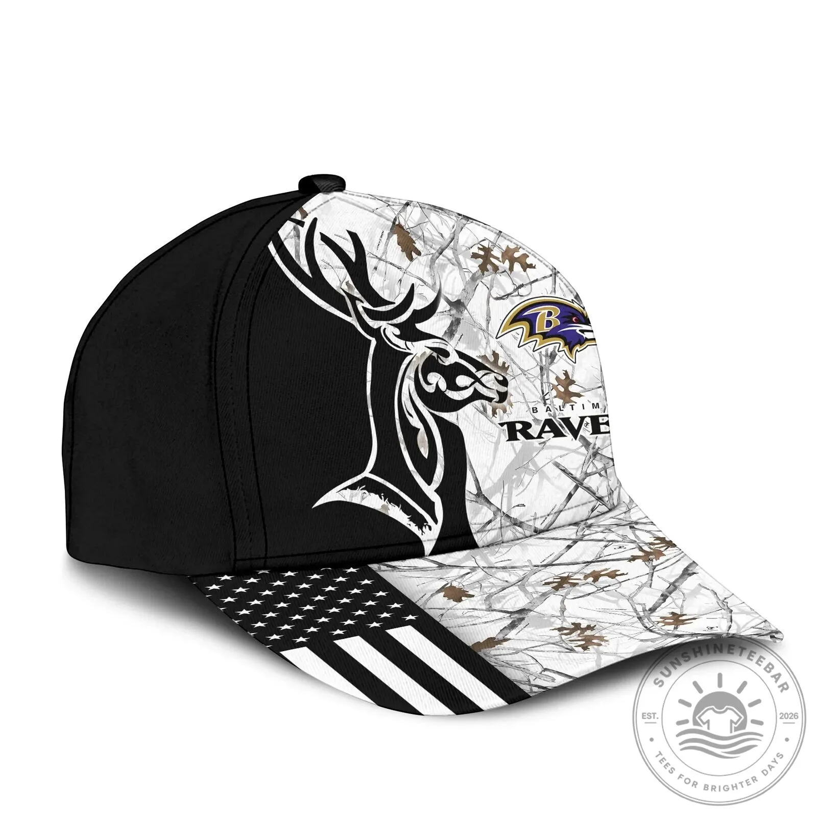 Baltimore Ravens Deer Hunting Camouflage Cap Hat 13 Baltimore Ravens Deer Hunting Camouflage Cap Hat