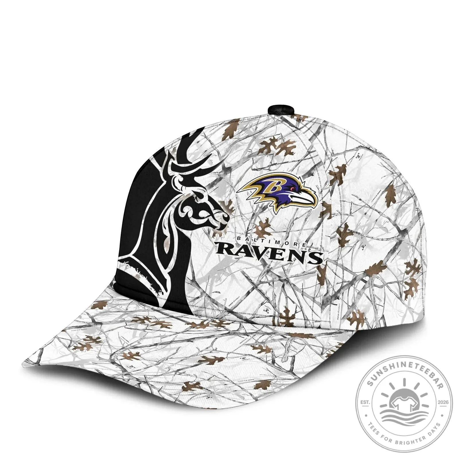 Baltimore Ravens Deer Hunting Camouflage Cap Hat 14 Baltimore Ravens Deer Hunting Camouflage Cap Hat