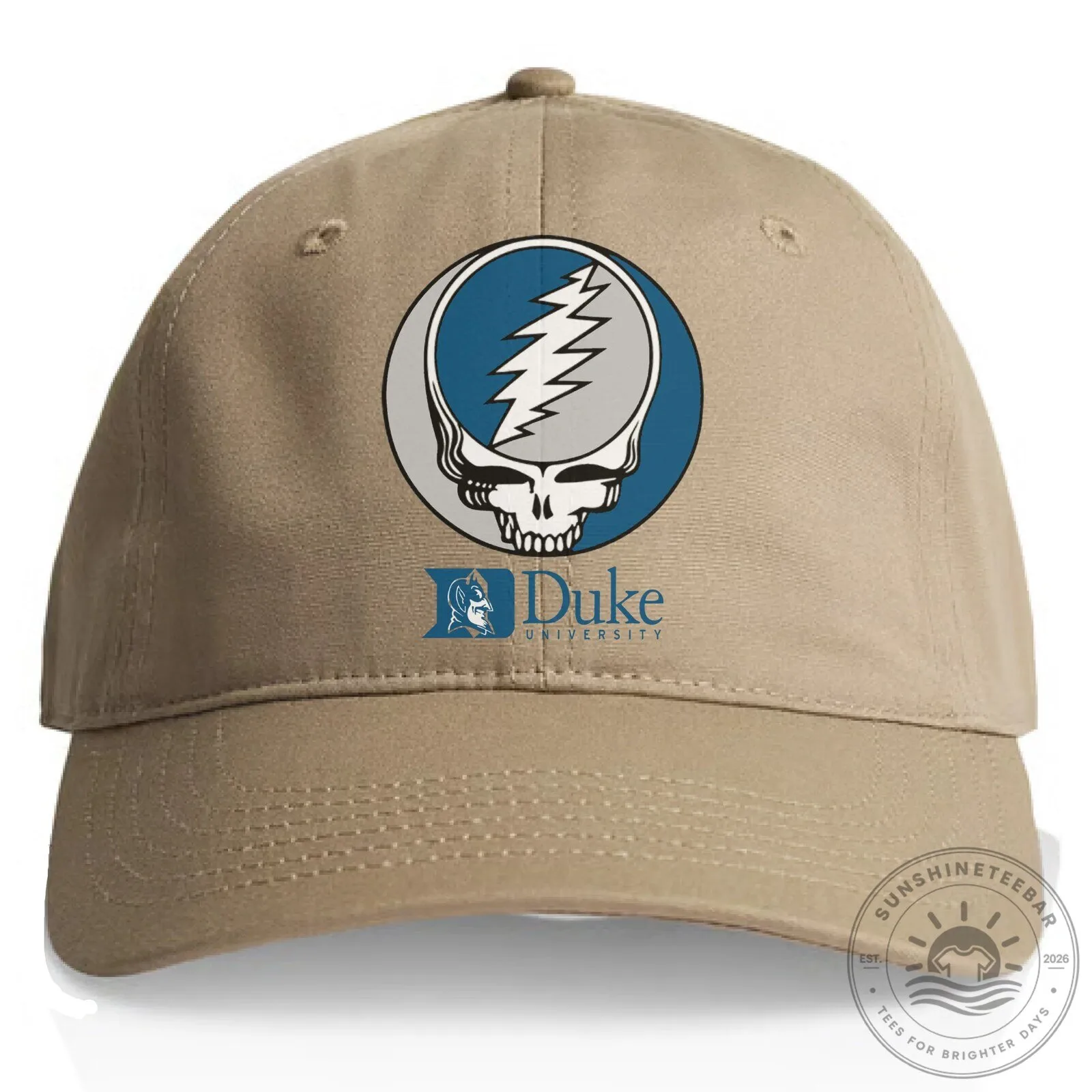 Duke University Grateful Dead Steal Your Face Logo Cap Hat 14 Duke University Grateful Dead Steal Your Face Logo Cap Hat