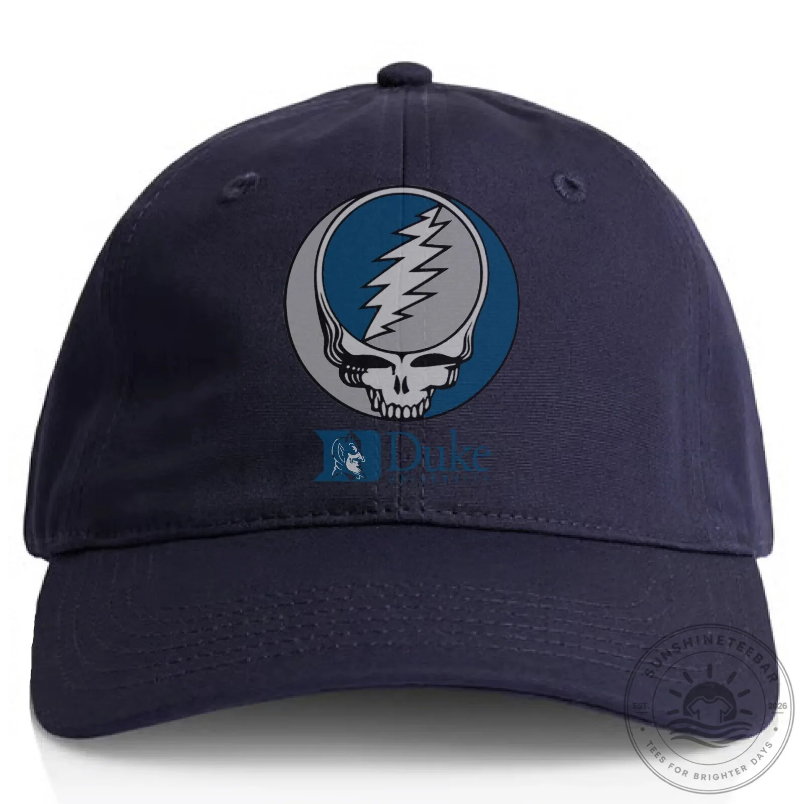 Duke University Grateful Dead Steal Your Face Logo Cap Hat 15 Duke University Grateful Dead Steal Your Face Logo Cap Hat