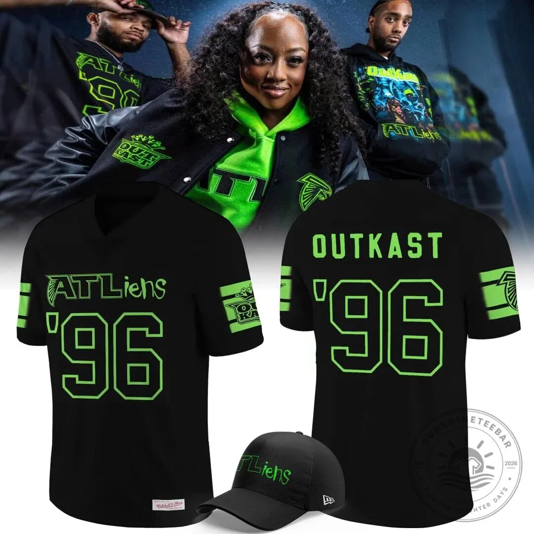 Atlanta Falcons Football Jersey for OutKast ATLiens 30th Anniversary Edition 5 Atlanta Falcons Football Jersey for OutKast ATLiens 30th Anniversary Edition